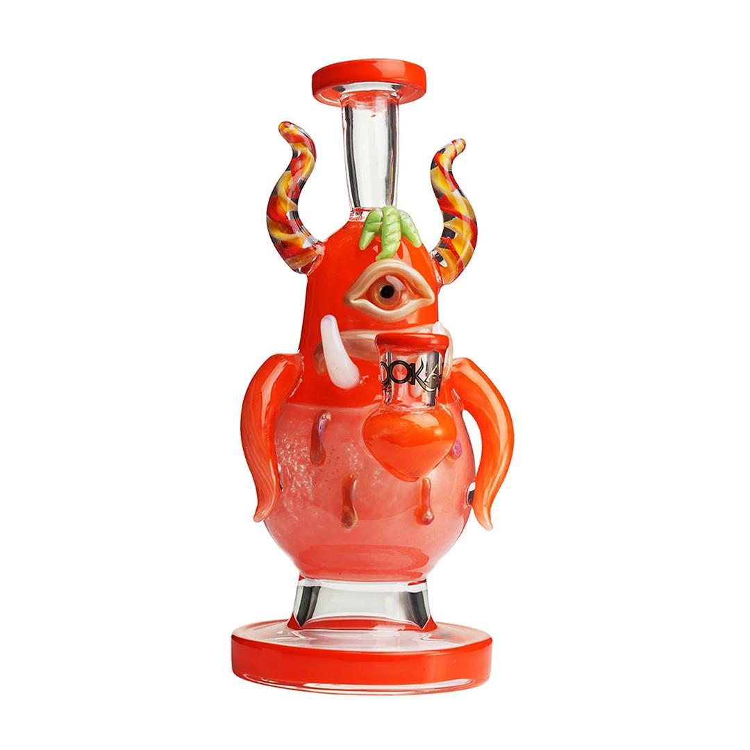 8" Mini One-Eyed Big-Bellied Monster - Orange