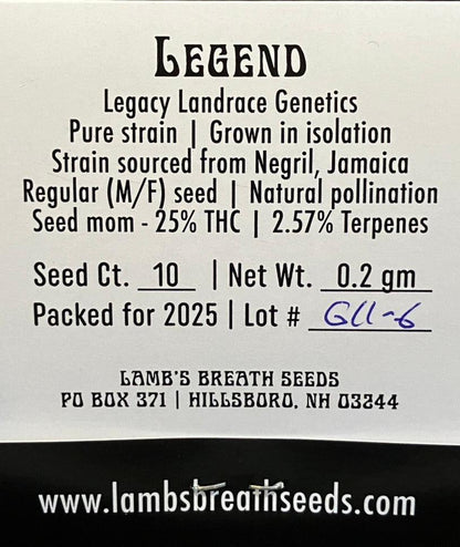 Lamb's Breath Seeds - Legend