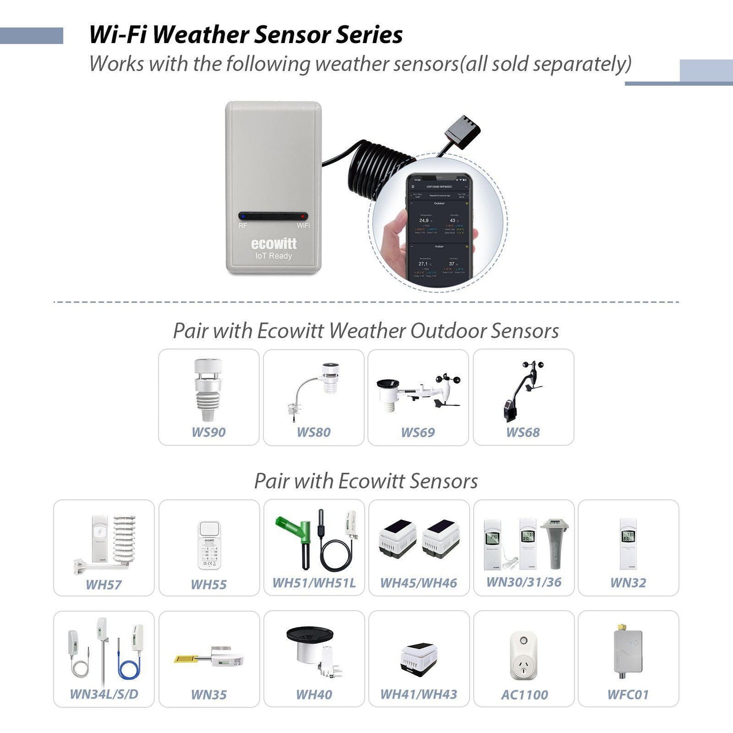 Ecowitt GW1200 Weather Station Gateway